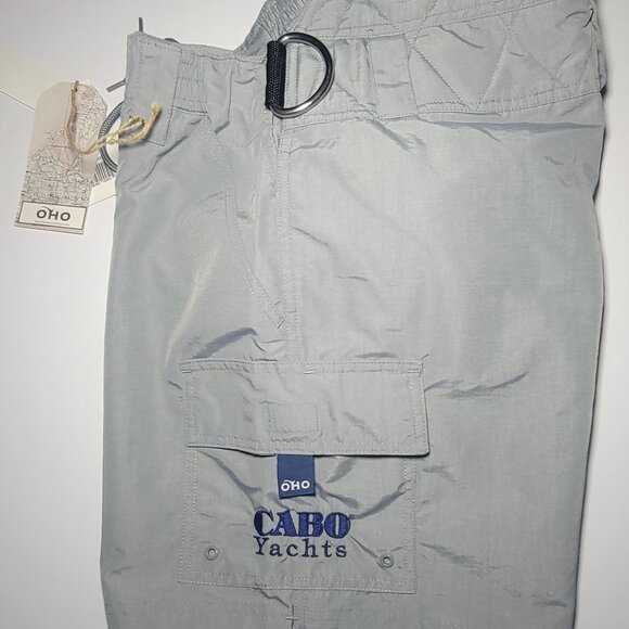 Old Harbor Outfitters Mens Gray Fishing Shorts Style S630 Size Small - Picture 3 of 16
